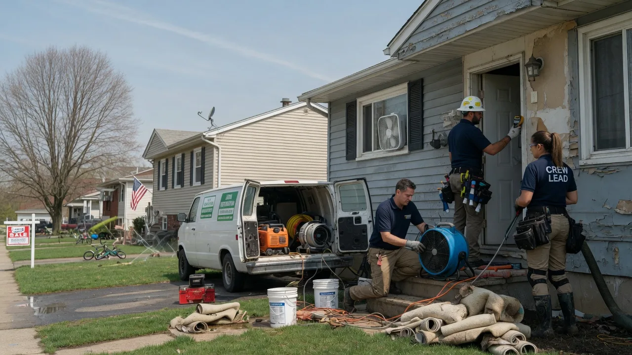 Flood Cleanup in Saint John, IN near me