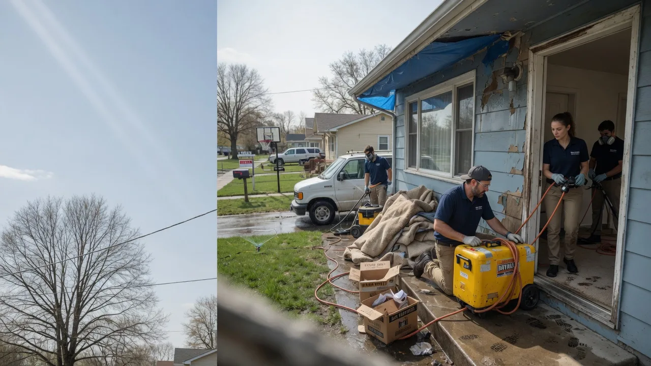 Basement Flood Cleanup in Saint John, IN near me